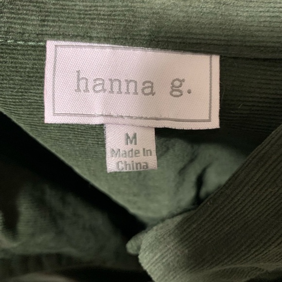 Hanna g army green khaki top - Picture 3 of 4
